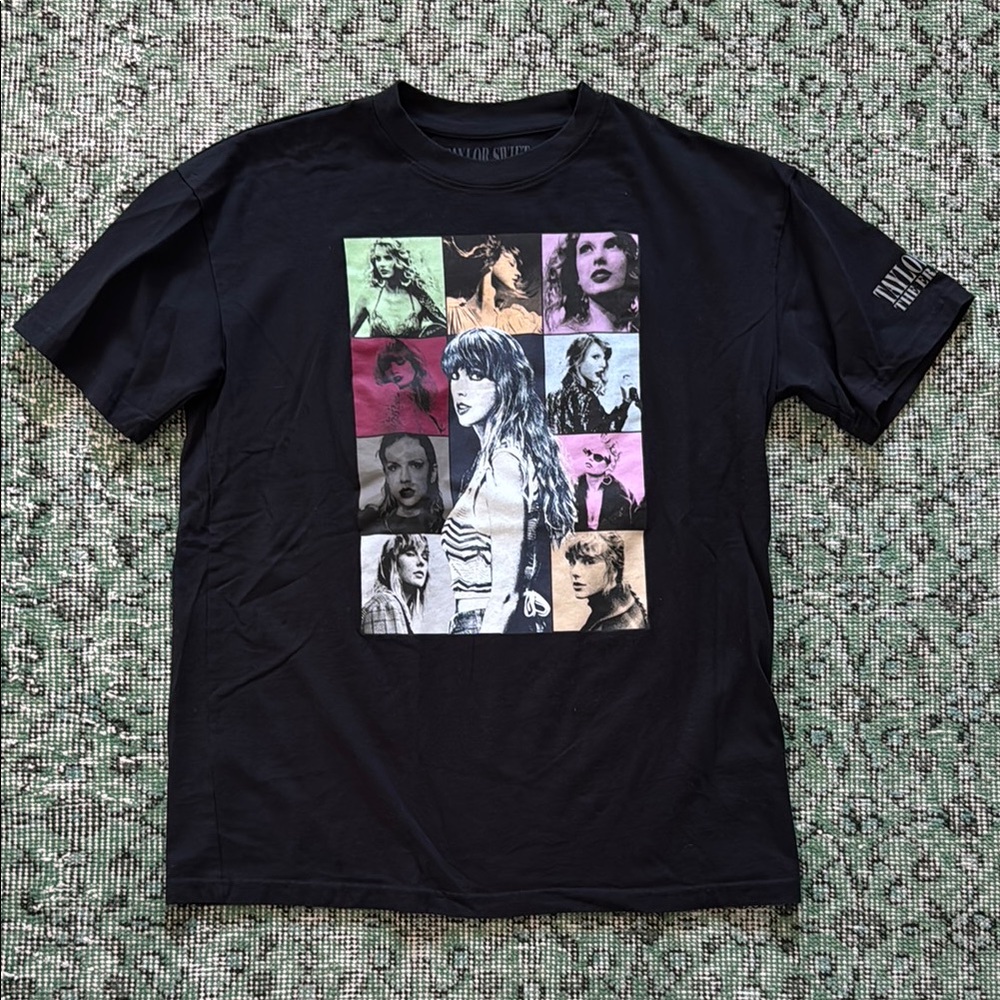Taylor Swift Eras Tour Authentic Black T-Shirt
